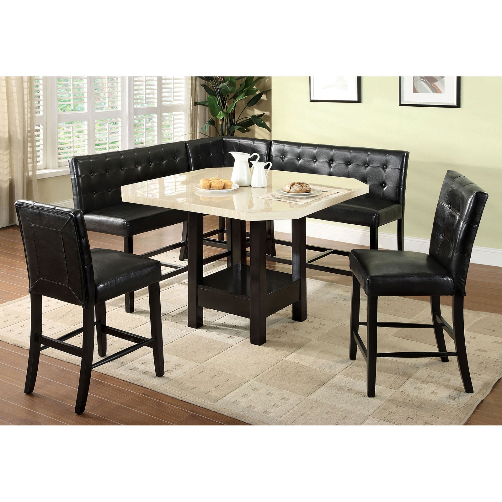 Corner dining set with chairs new arrivals