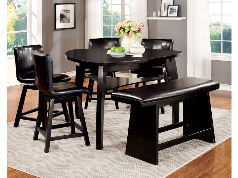 Furniture of America Casual Dining Counter Table CM3433PT