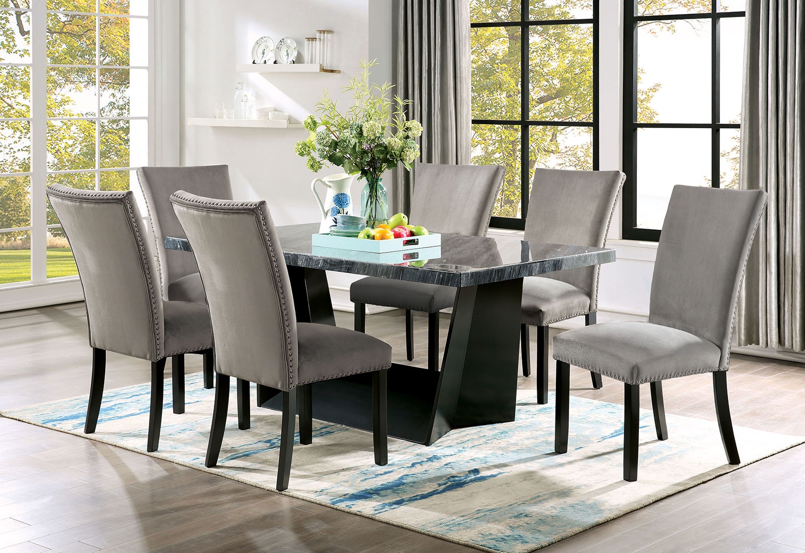 Furniture of America Casual Dining Dining Table CM3496TTABLE Anna's