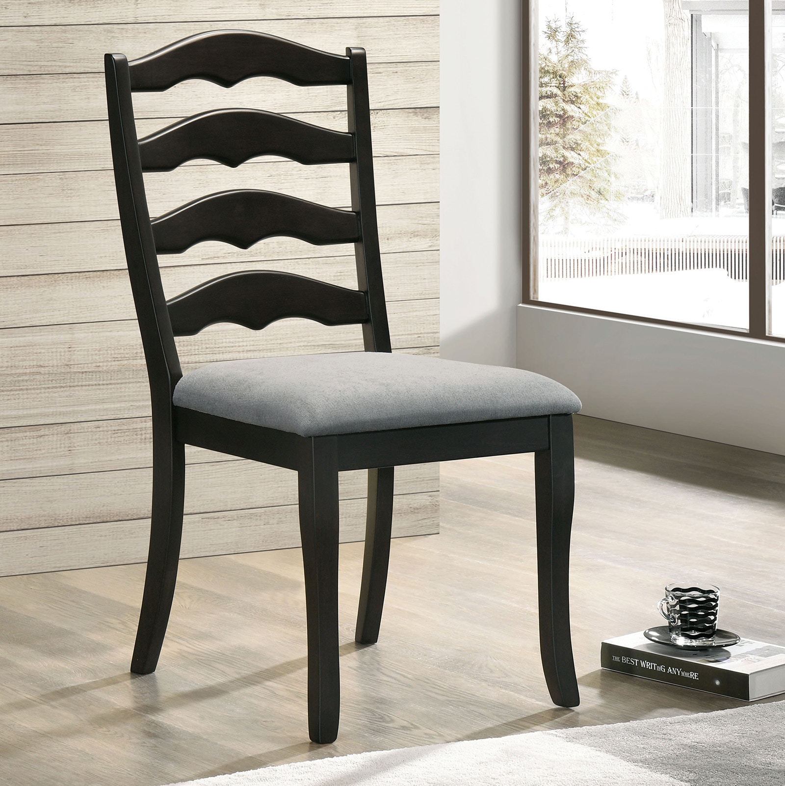 Furniture of America 7 Pc. Dining Table Set CM3513BK-T-7PC