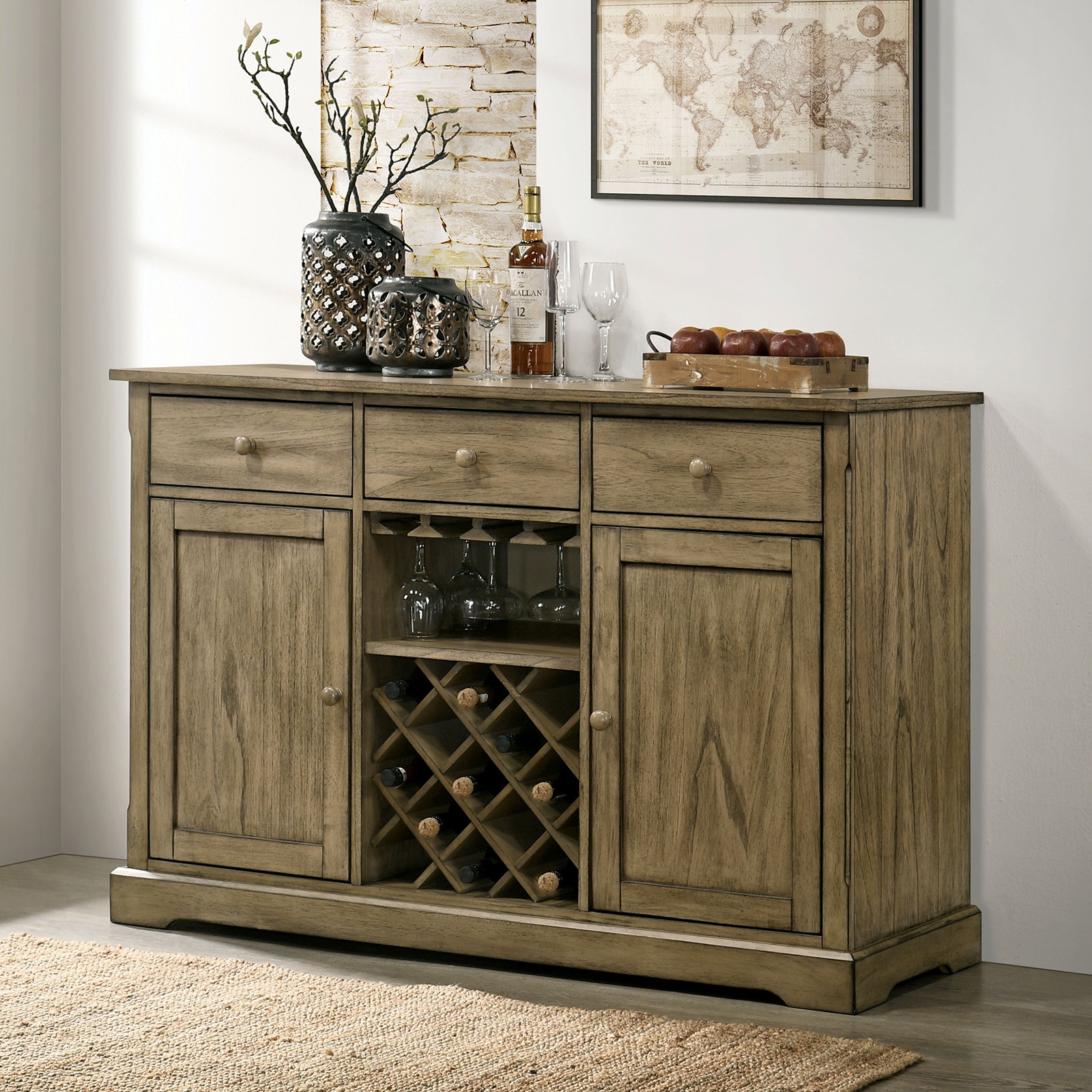  Server, Light Brown 
