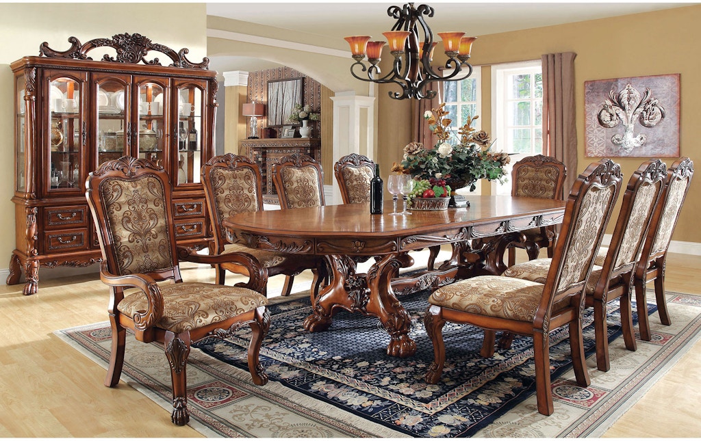 american oak dining room table