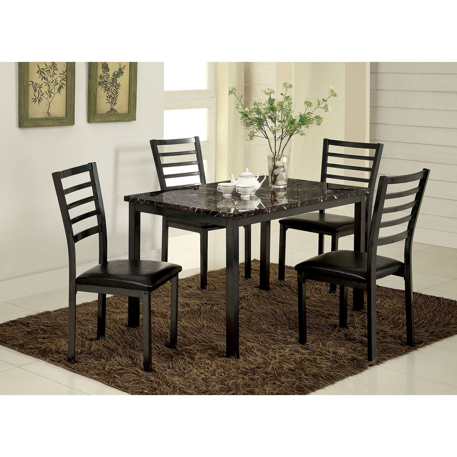 k furniture marble dining table