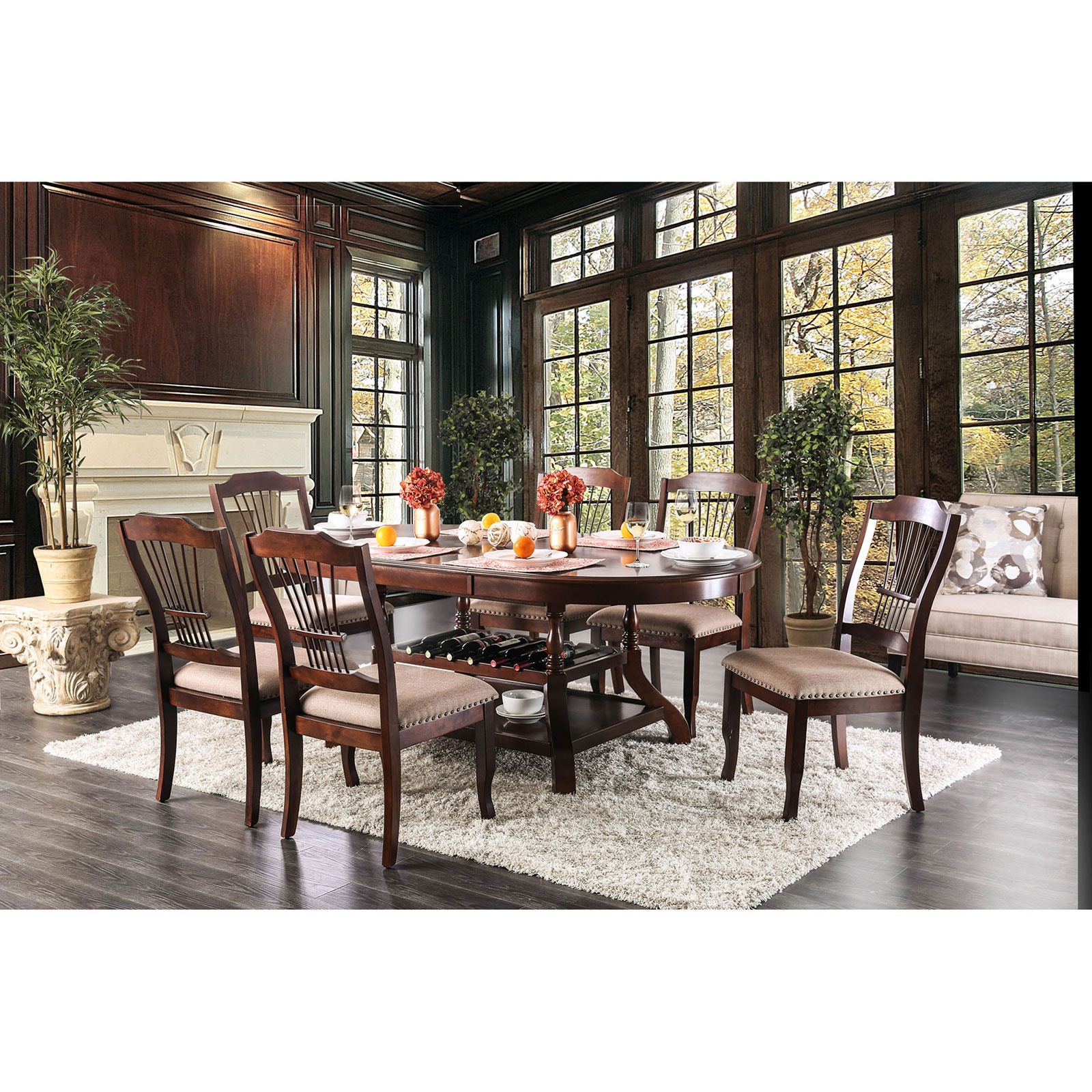 Furniture of America Casual Dining Dining Table CM3626T