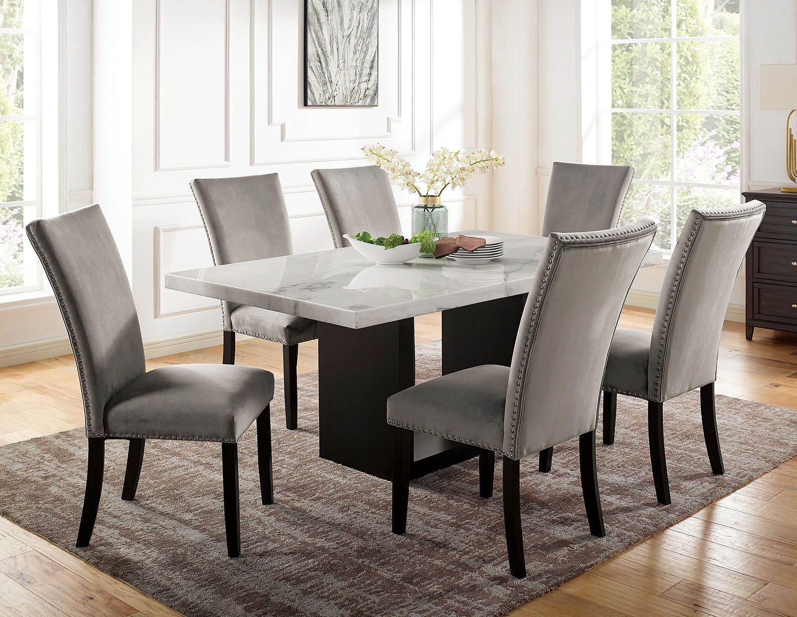 furniture of america dining table set