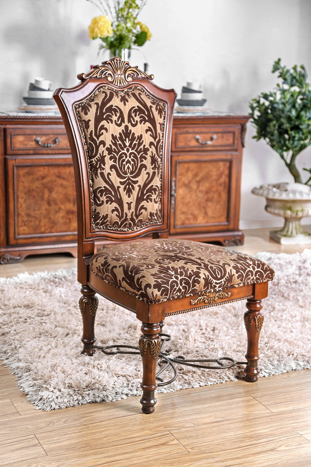 Furniture of America Casual Dining Side Chair (2/CTN