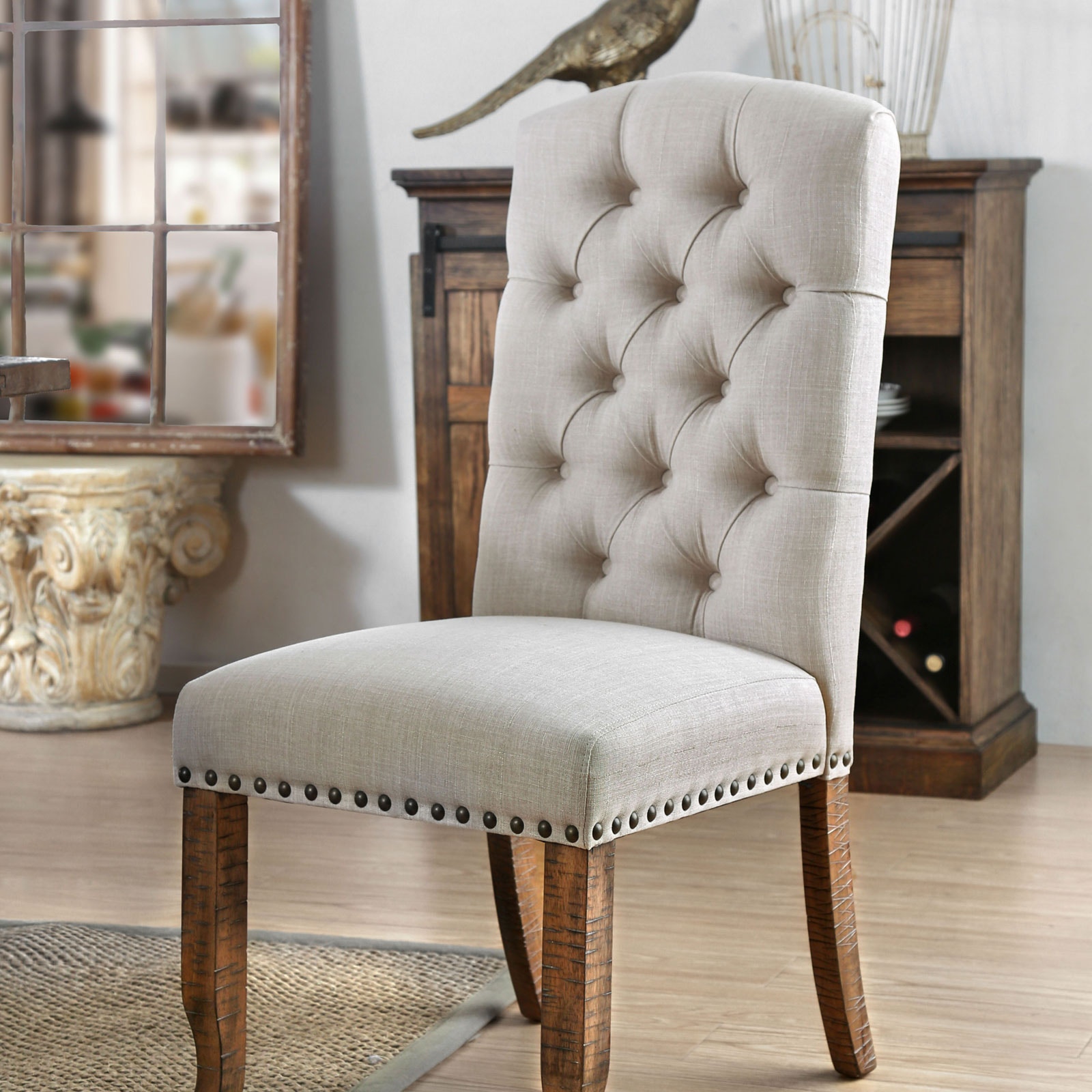 Giana solid clearance wood dining chair