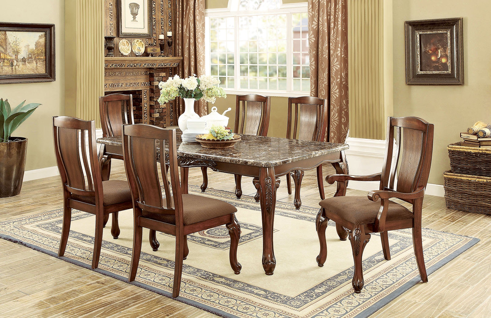 Furniture of america dining store room sets