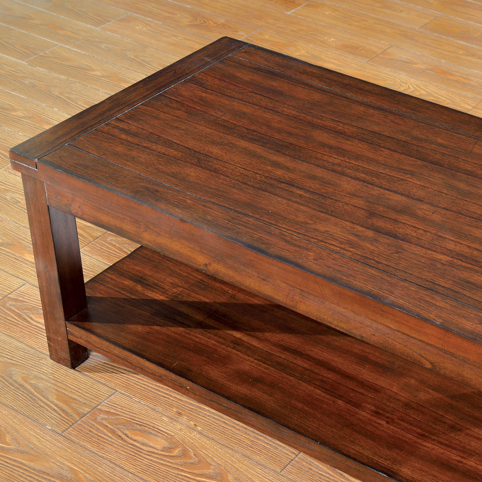 Furniture of America Living Room Coffee Table, Dark Cherry
