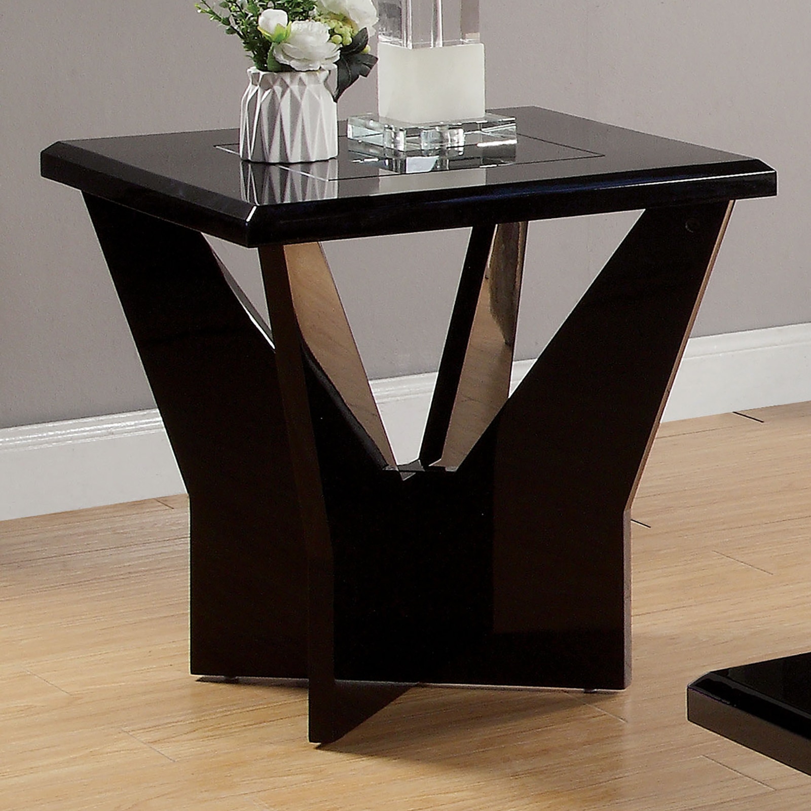 Black side end table online