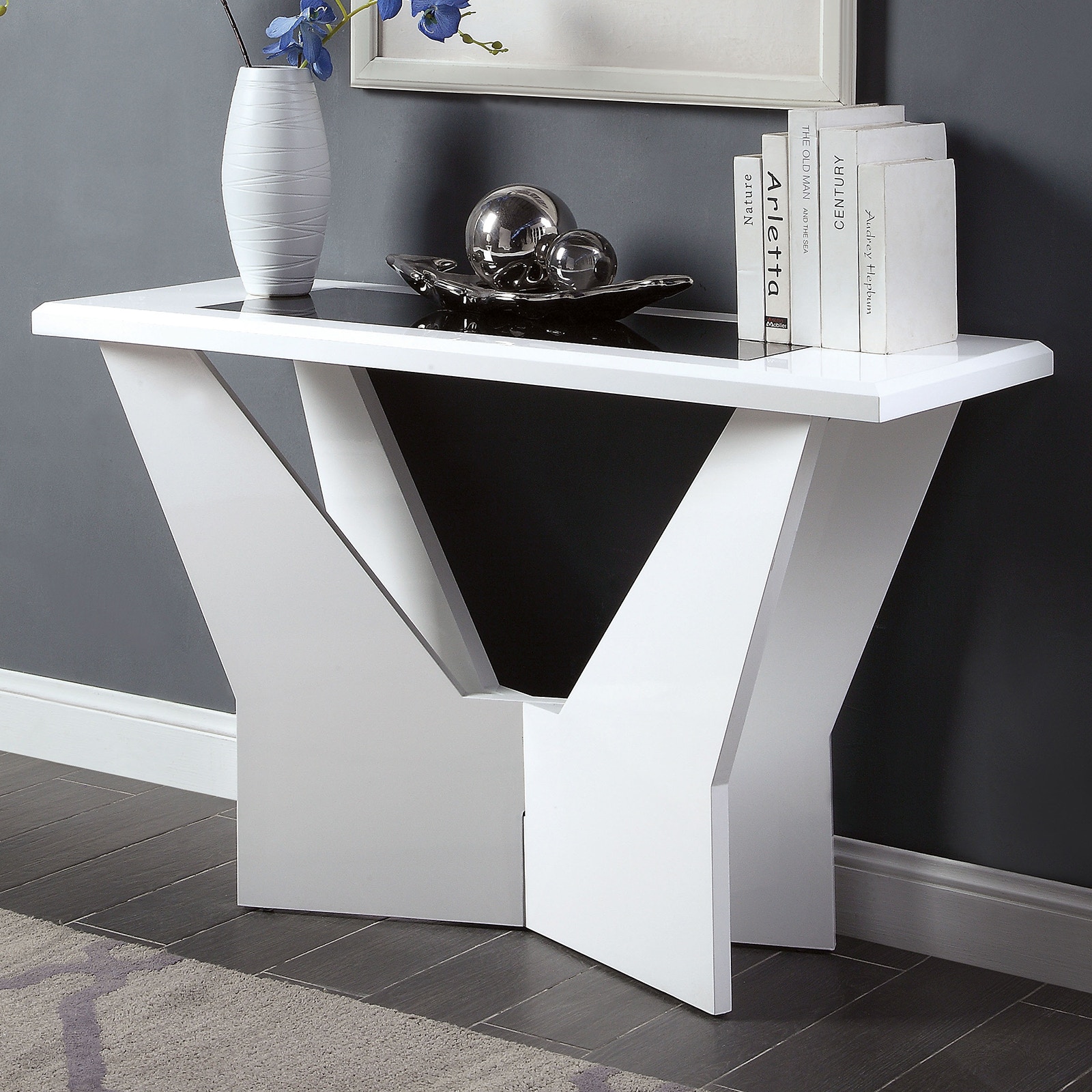 Furniture of America Sofa Table, White CM4183WH-S