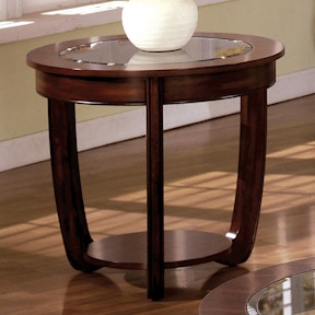 Furniture of America Millard Novelty Storage Trunk Coffee Table, Cherry 