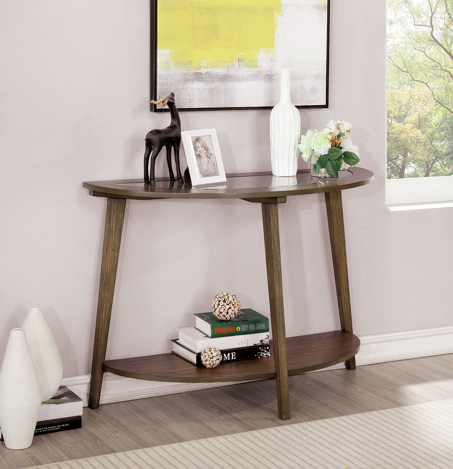 Furniture of america 2024 console table