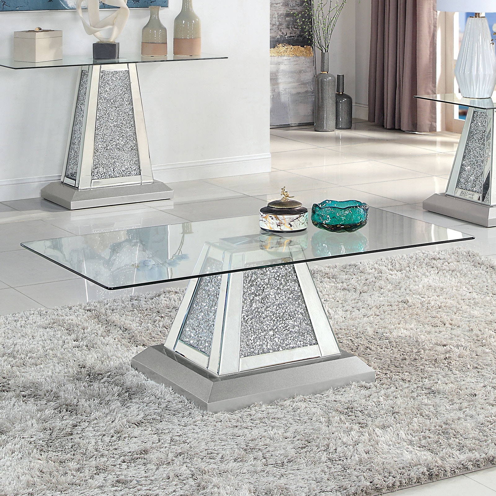  Coffee Table, Silver 