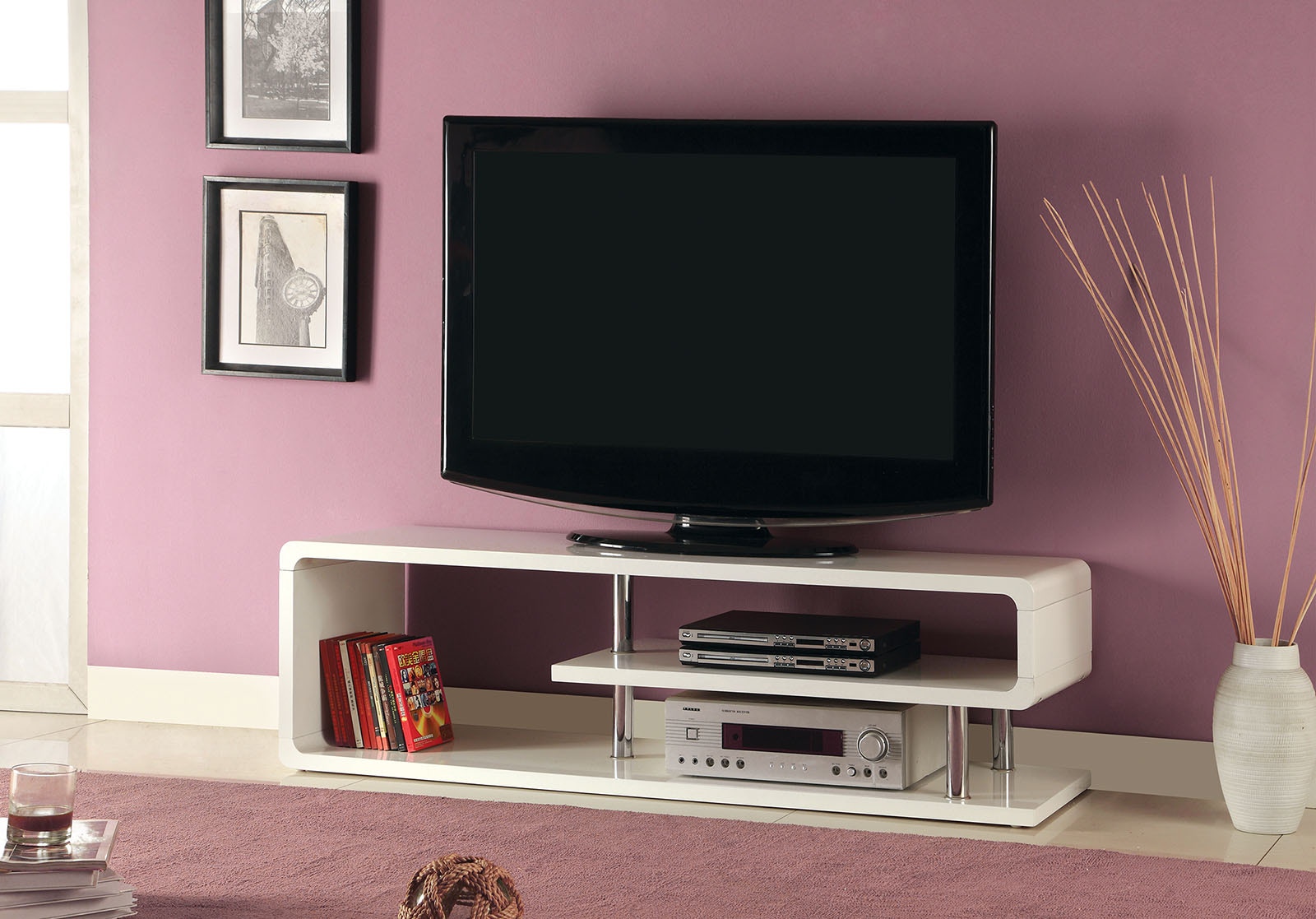 Furniture of America Home Entertainment 55 TV Console CM5057 TV Anna s Home Furnishings