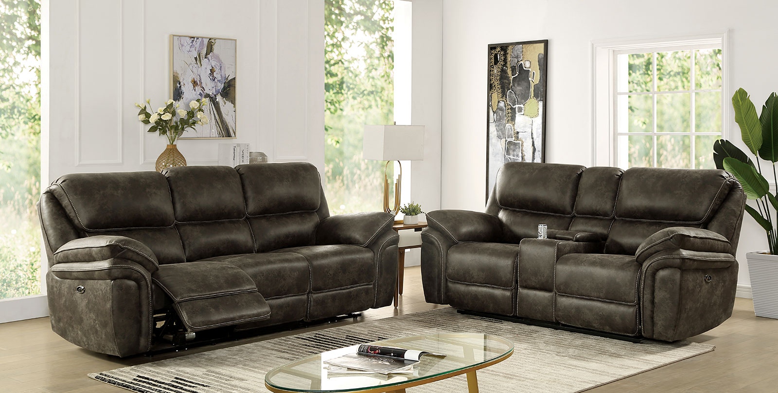  Power Sofa Loveseat 2 Pc. 
