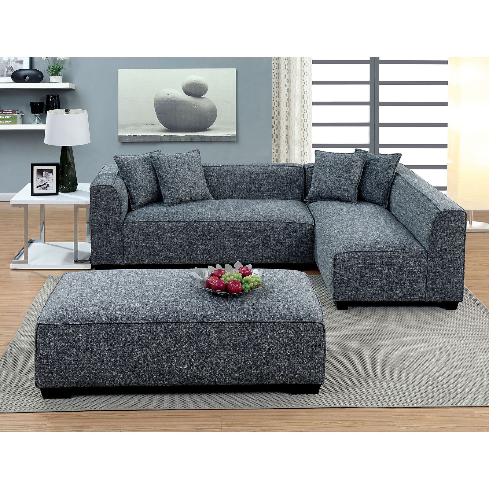 Furniture of America Sectional Ottoman CM6120-SECTIONAL-OT
