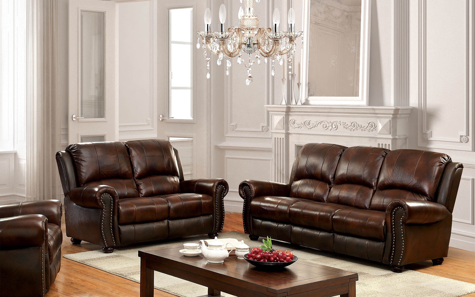 Furniture of America Living Room Sofa CM6191SF Furniture Market