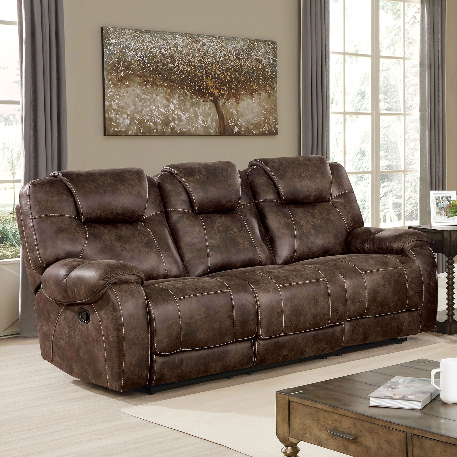 Furniture of America Living Room Sofa CM6216-SF - Furniture Market ...