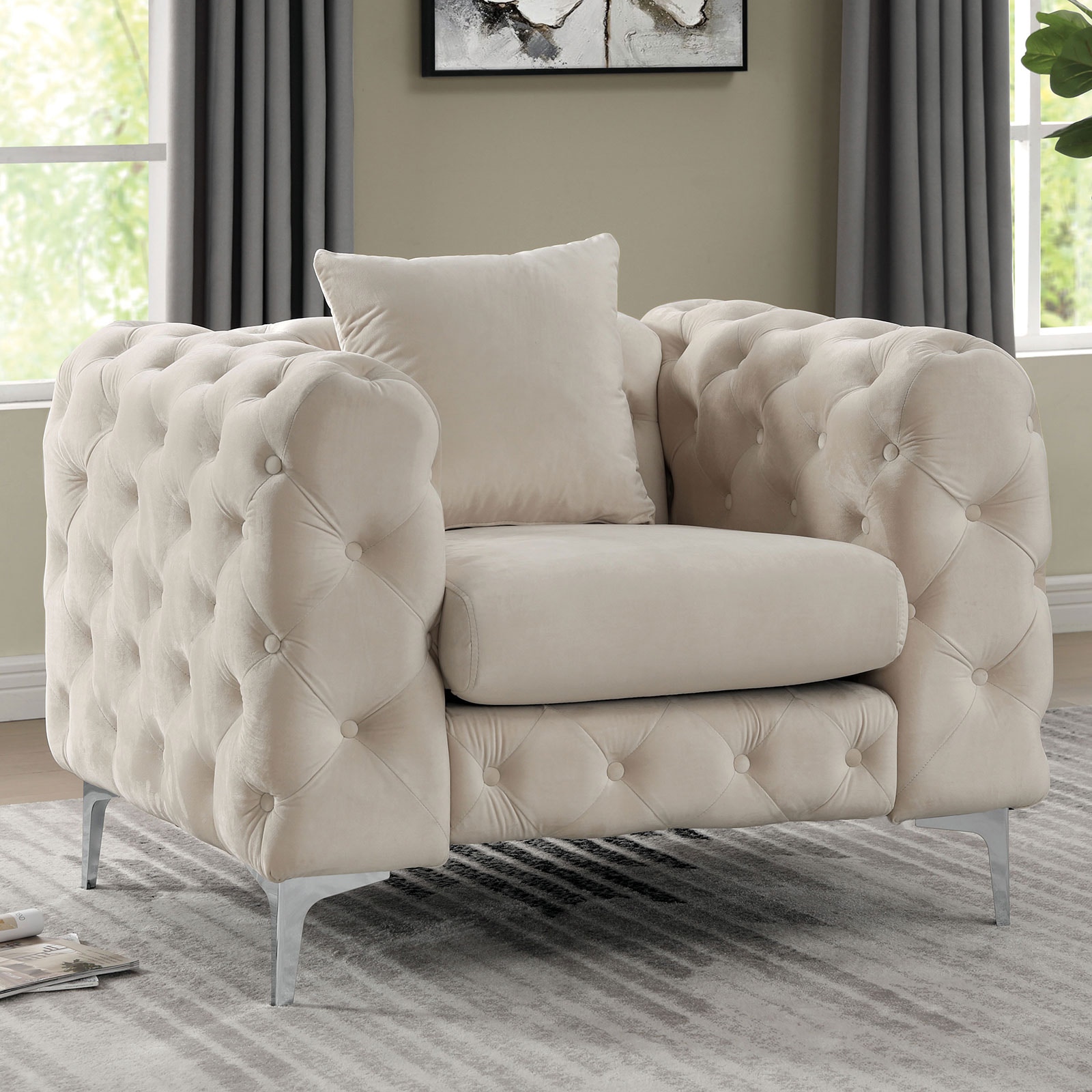  Chair, Beige 