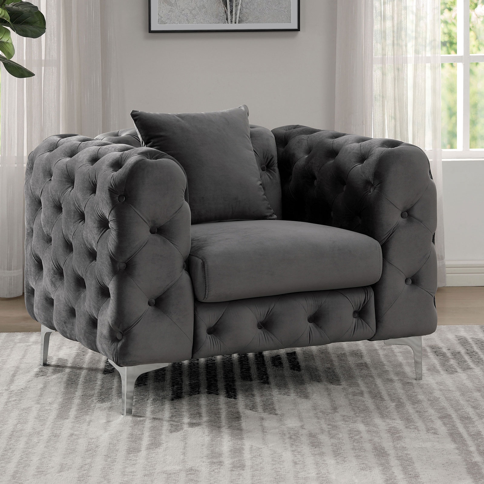  Chair, Dark Gray 
