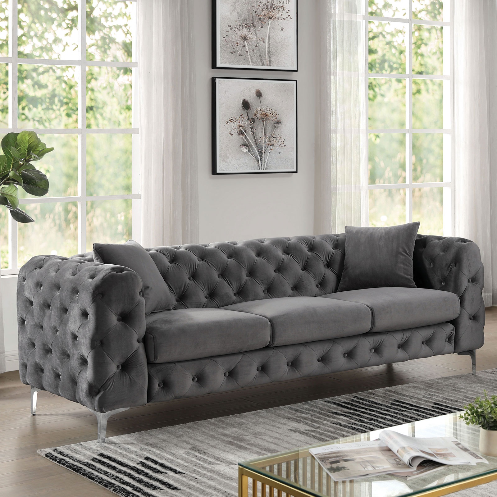  Sofa, Dark Gray 