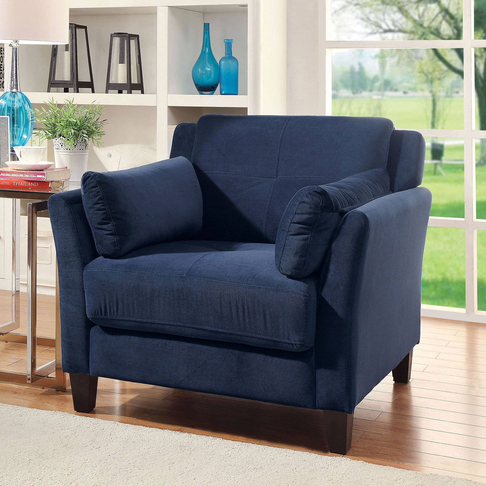 Furniture of America Living Room Sofa Love Seat Chair Pc