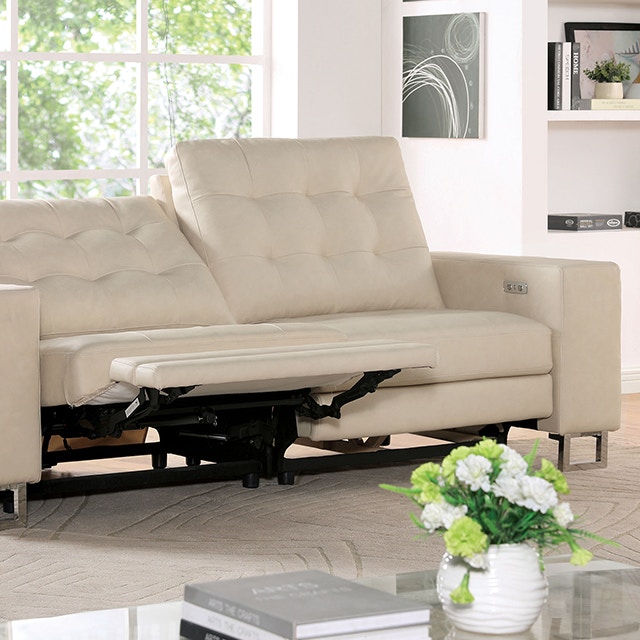 Furniture of America Power Loveseat, Beige CM6735BG-PM-LV