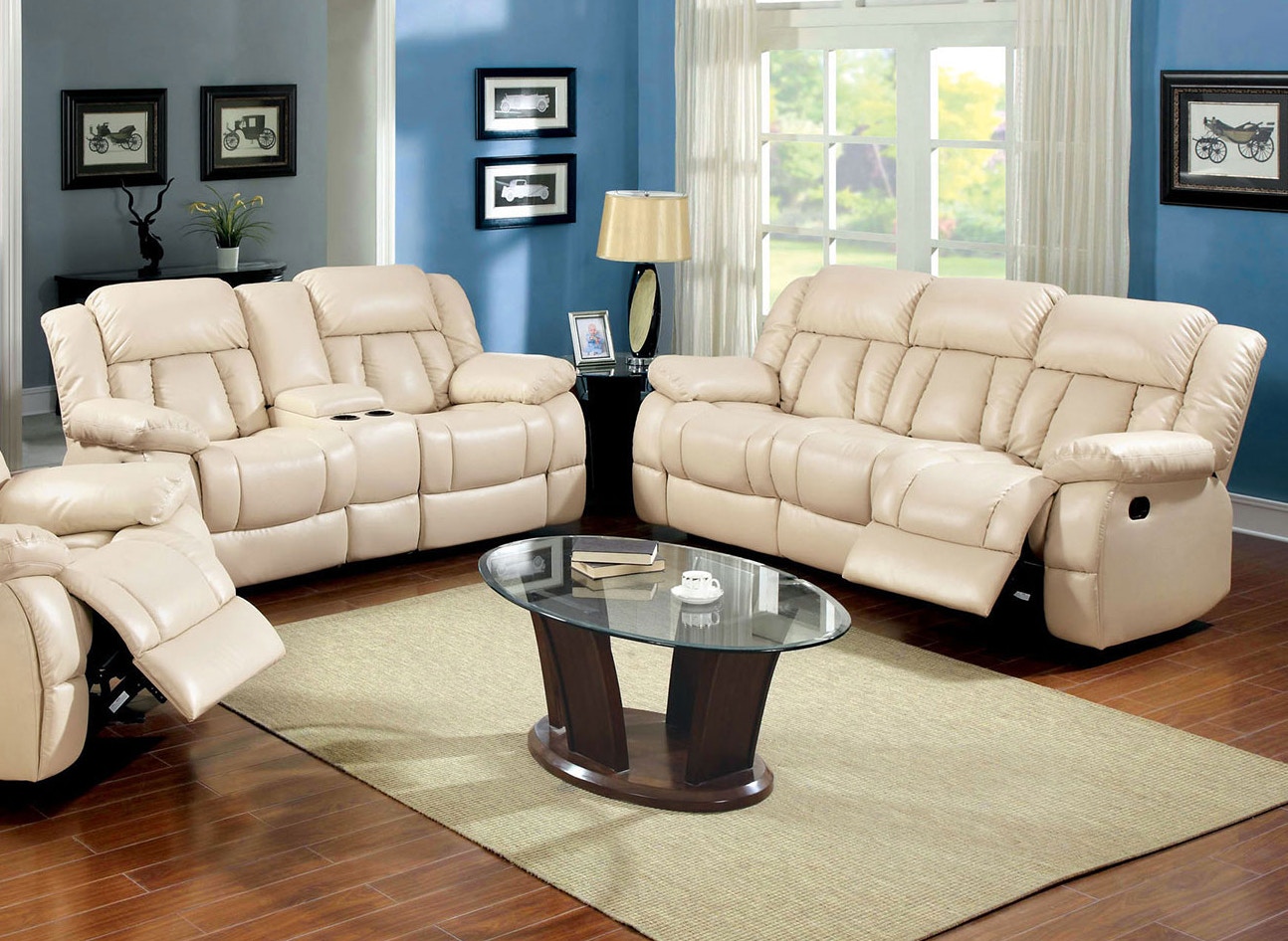 Furniture of America Sofa Loveseat 2 Pc. CM6827-2PC