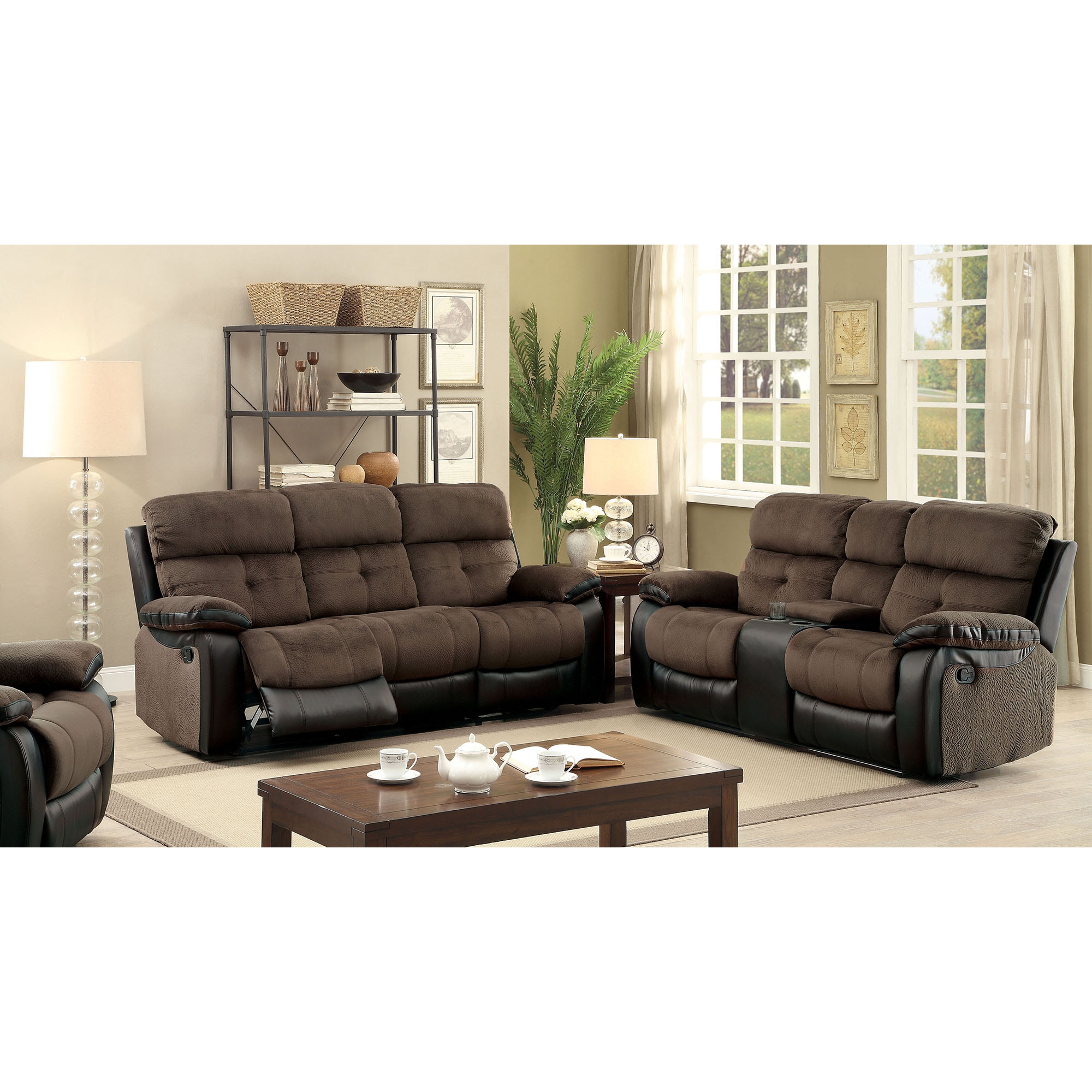 Furniture of America Sofa Loveseat 2 Pc. CM6870-2PC