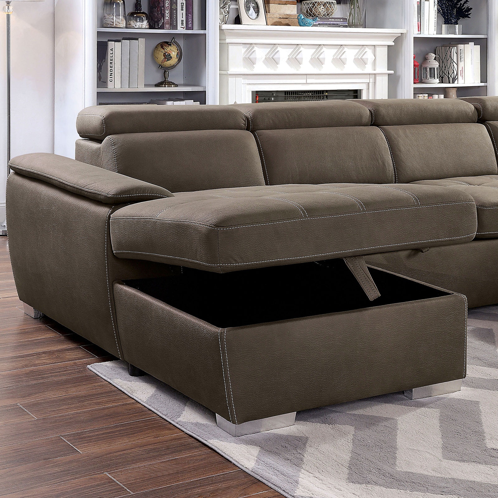 Furniture of America Living Room Sectional CM6963-SECT - Furniture