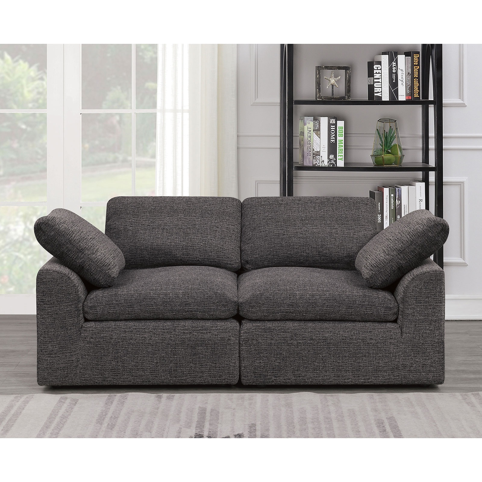 Furniture of America Loveseat CM6974GY-LV