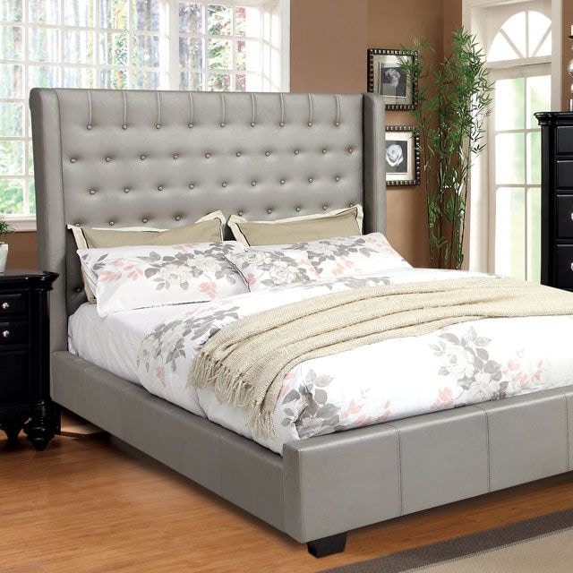 Furniture Of America Bedroom Eastern King Bed Cm7055ek Bed Simply Discount Furniture Santa