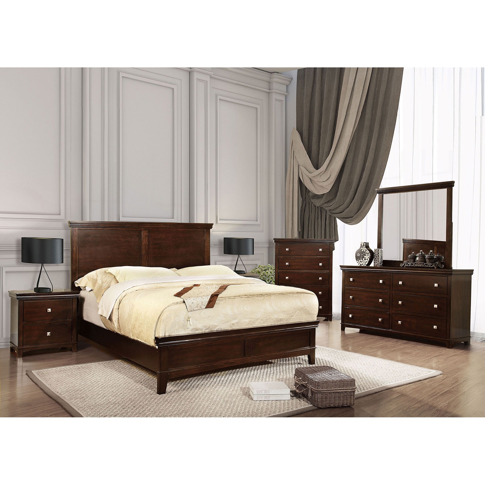 Furniture Of America 4 Pc Queen Bedroom Set Cm7113ch Q 4pc Z R Furniture Woodbridge Va