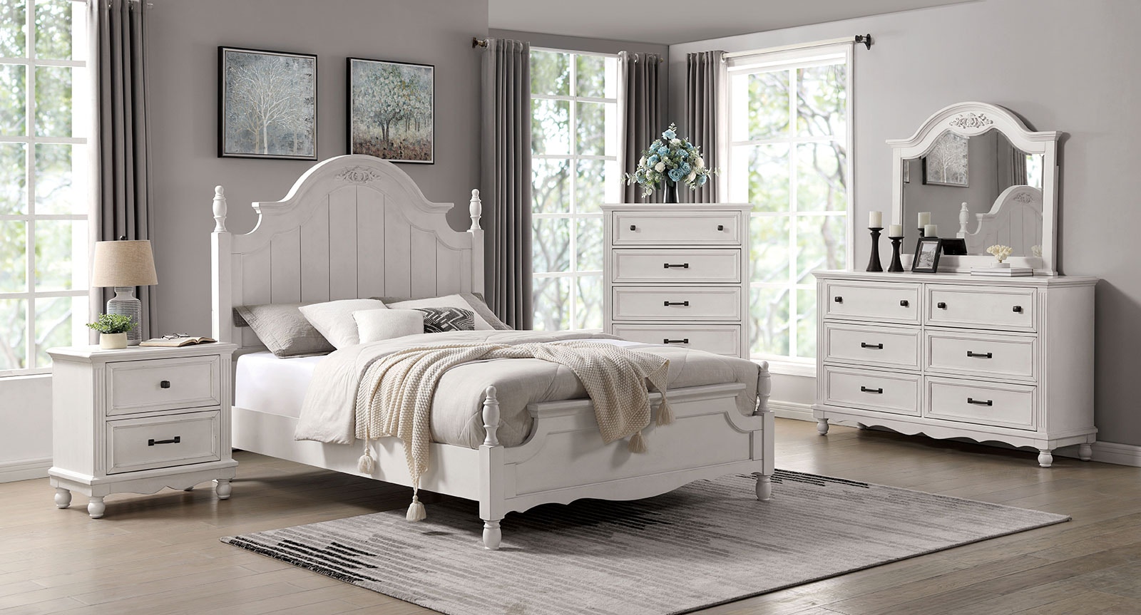  Full Bed 1NS Dresser Mirror 