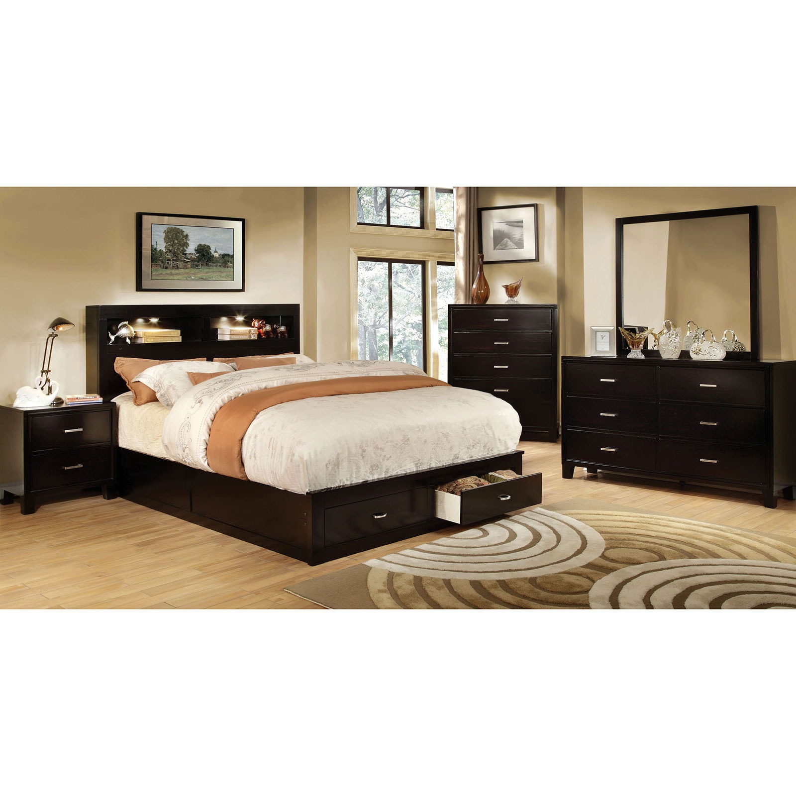 Furniture Of America Bedroom Queen Bed Cm7291ex Q Bed Anna S