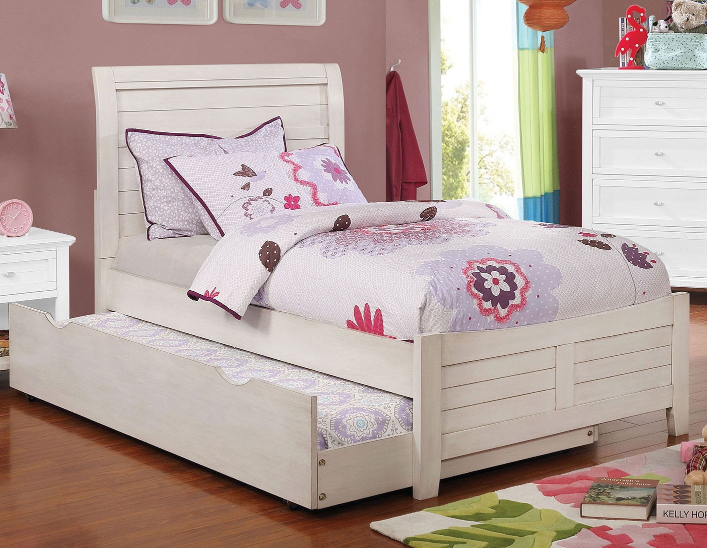 Furniture of America Twin Bed CM7517WH-T-BED