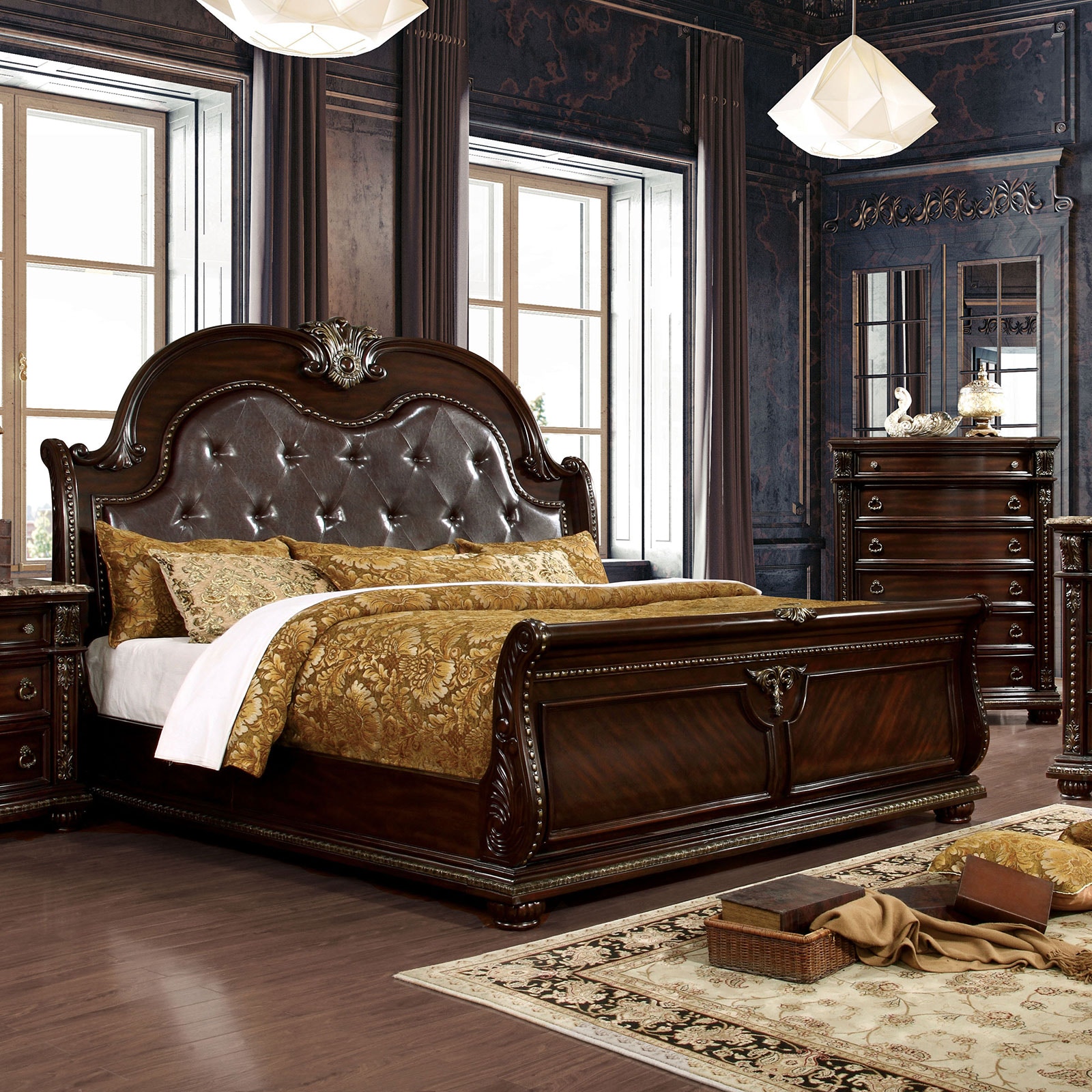 Furniture of America Queen Bed CM7670Q-BED