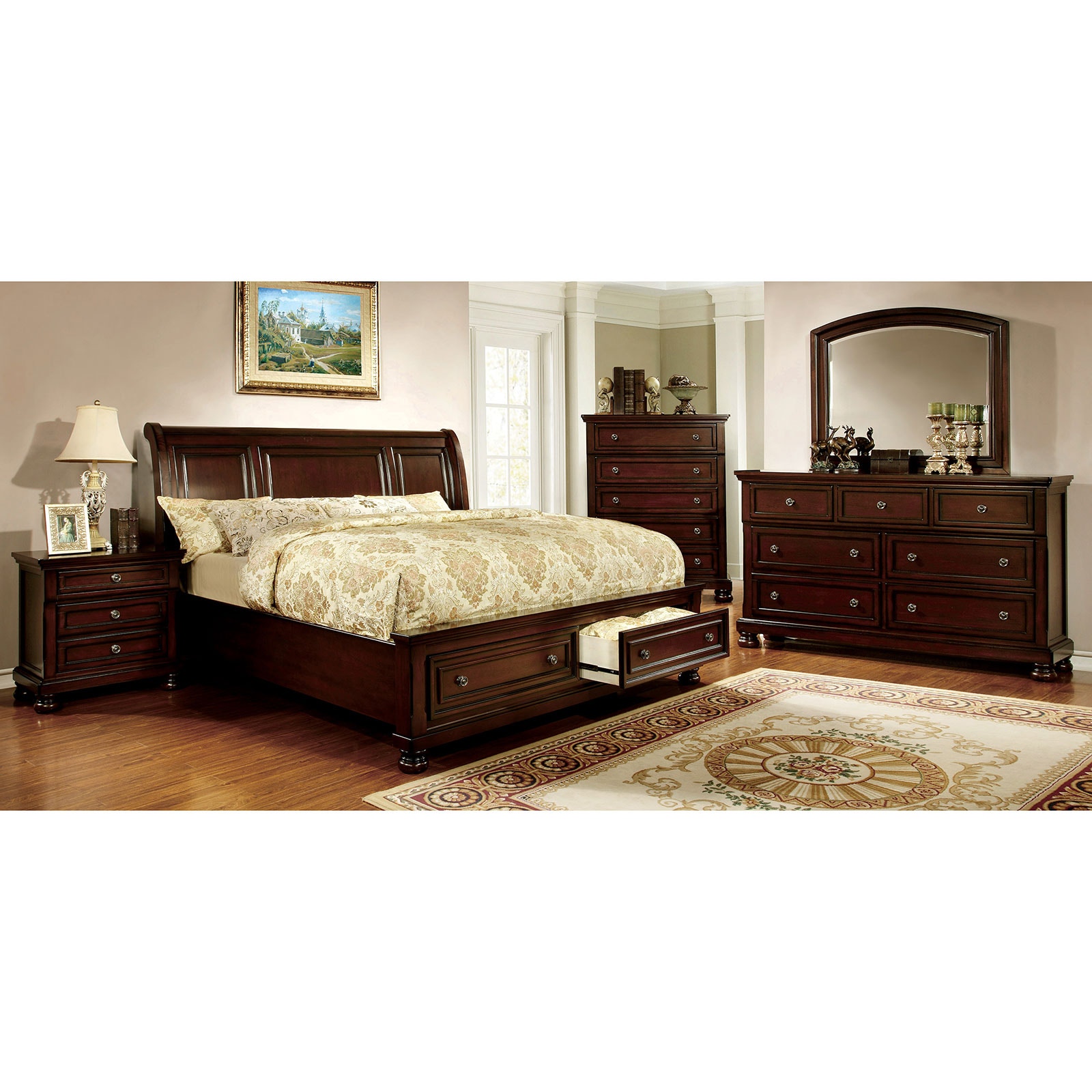 4 pc store queen bedroom set