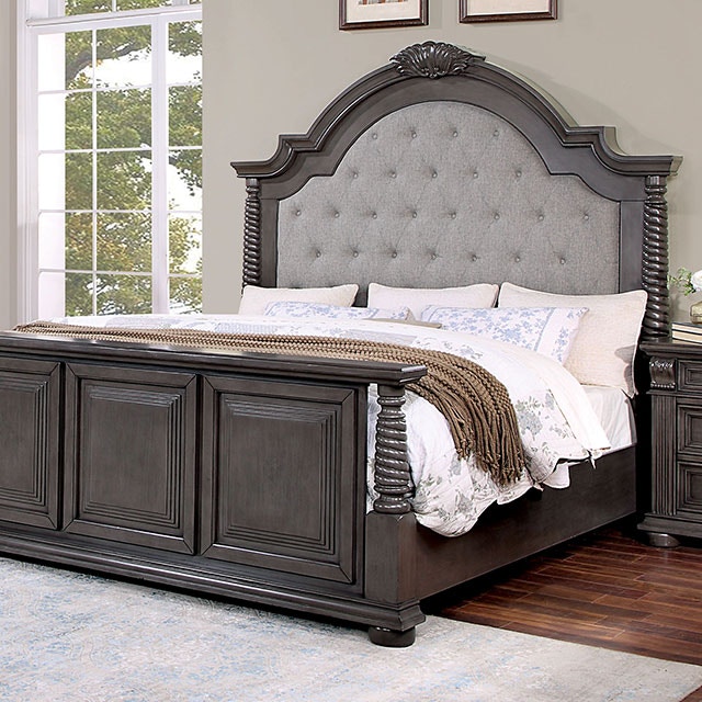 Furniture of America Queen Bed CM7711GY-Q-BED