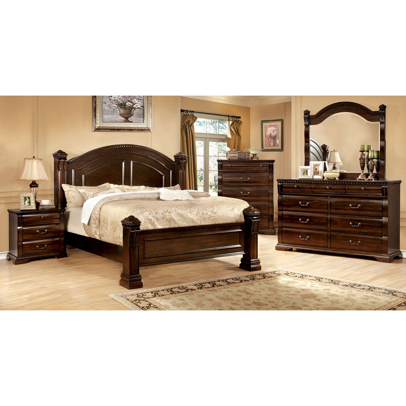 Furniture of america king deals bedroom sets