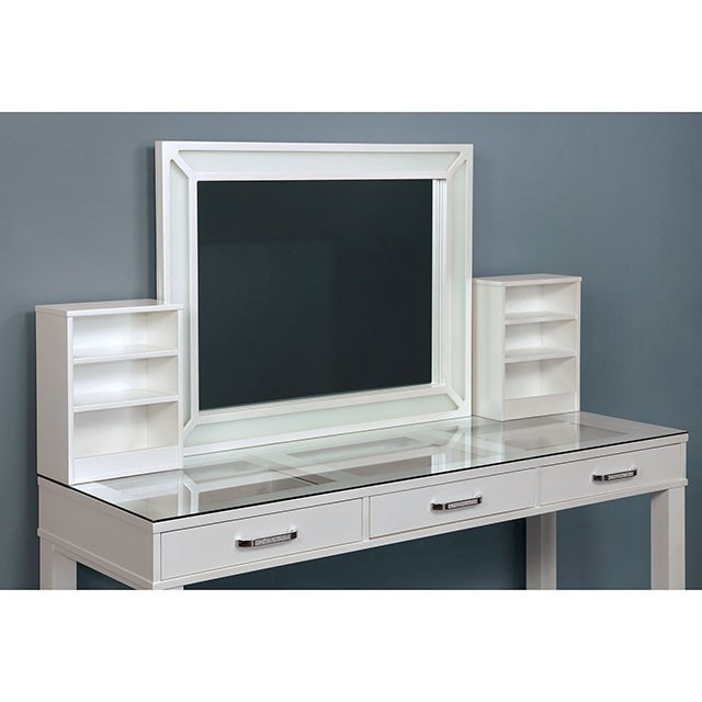 Furniture of America Bedroom Vanity Set FOA-DK5685WH-PK