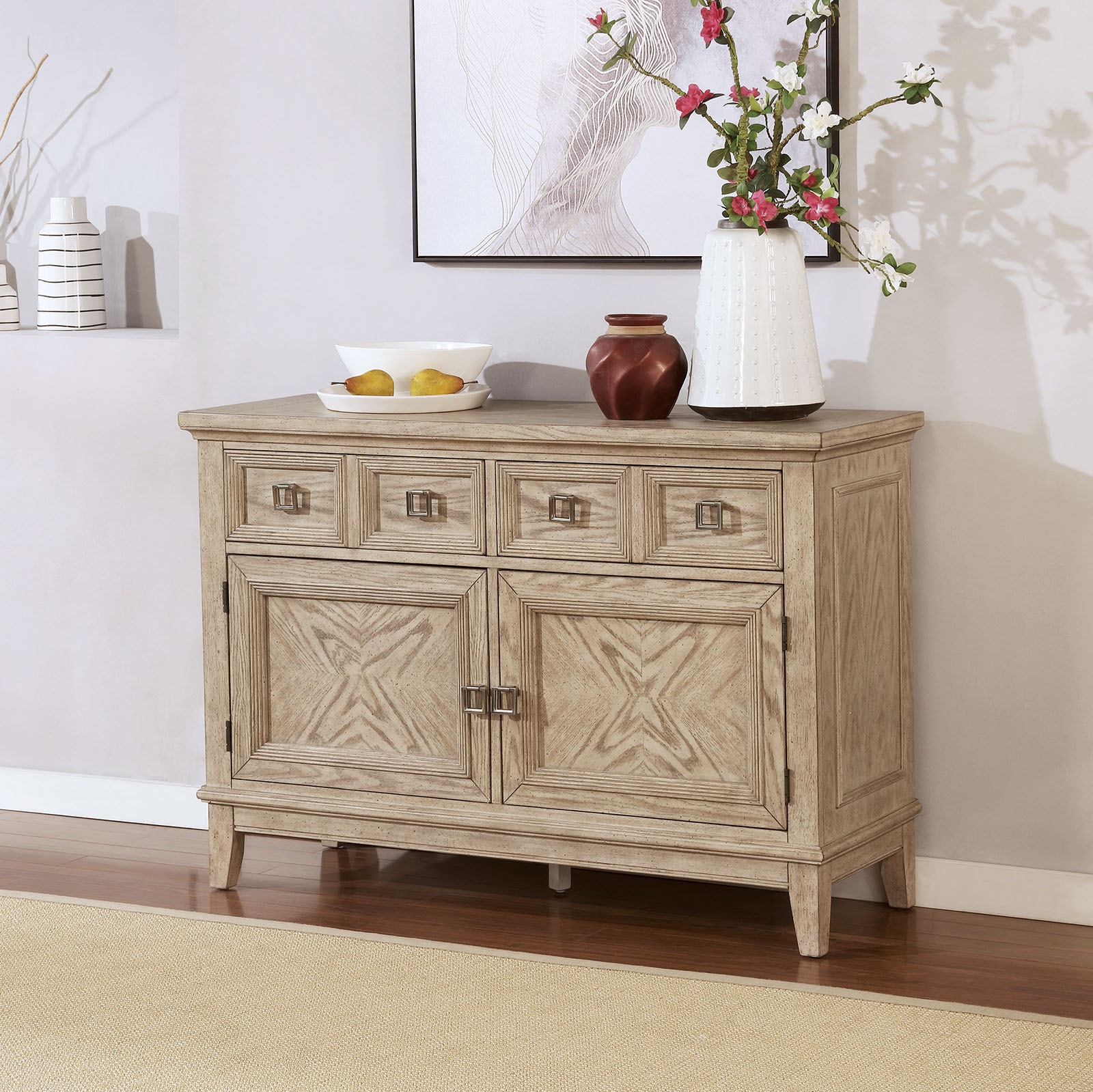 Furniture of America Casual Dining Server FOA3786SV Furniture Market