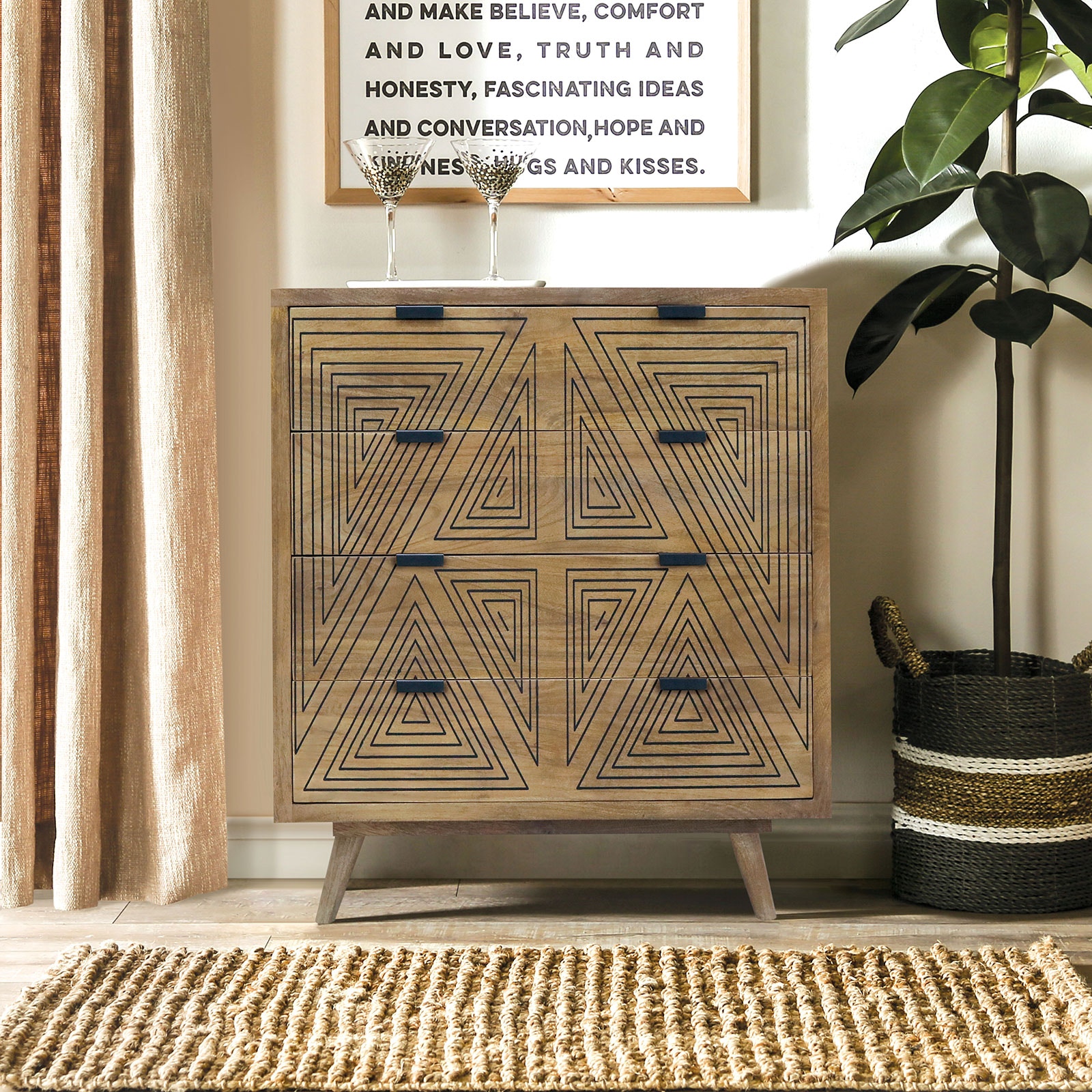 Furniture of America Chest, Natural FOA51039