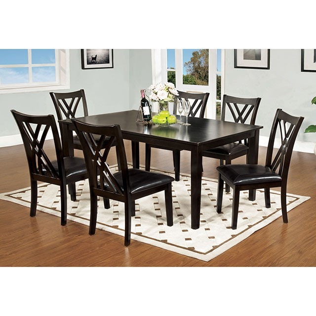 Furniture of America Casual Dining 7 Pc. Dining Table Set Furniture of America Casual Dining 7 Pc. Dining Table Set