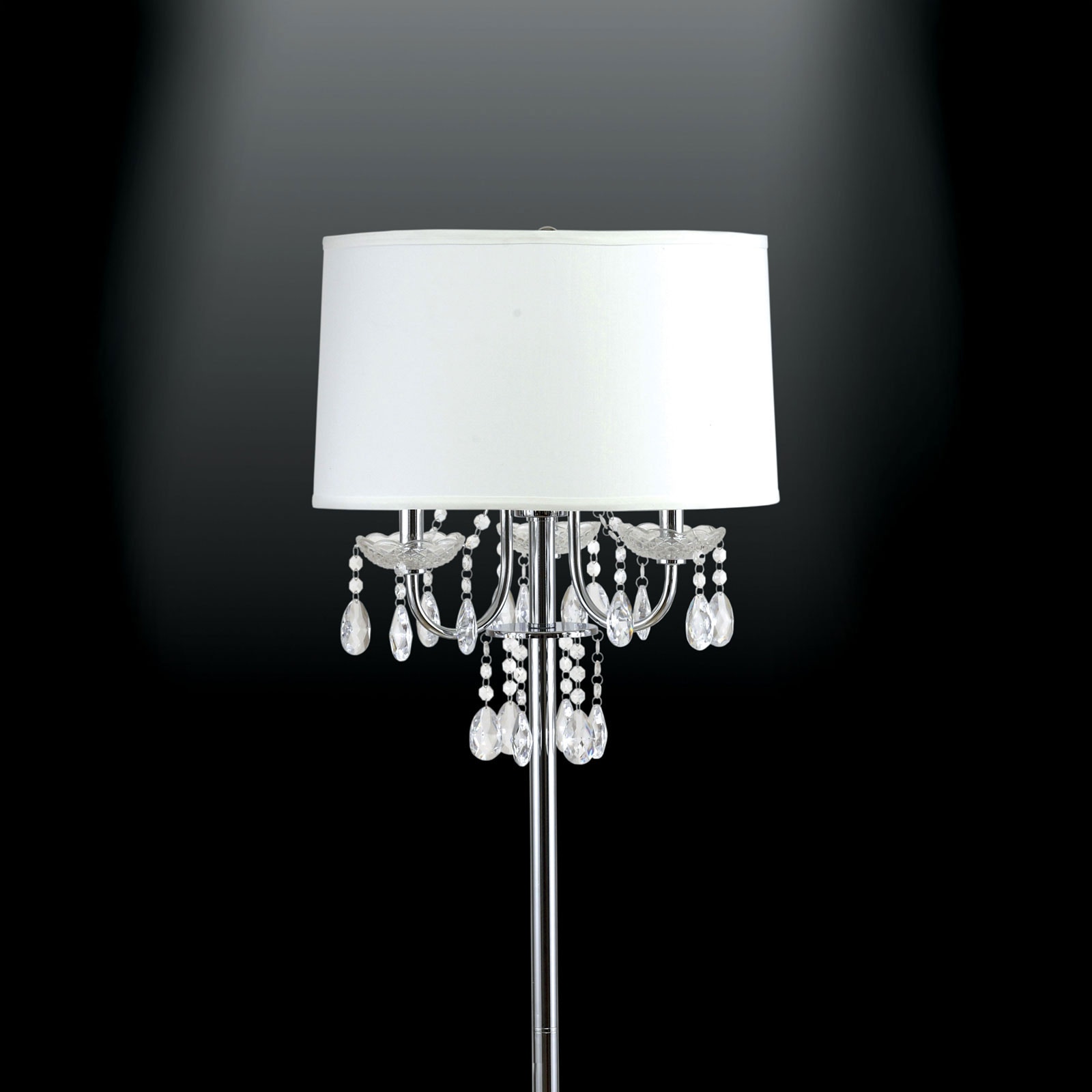 Furniture of America Floor Lamp L76733WH-F
