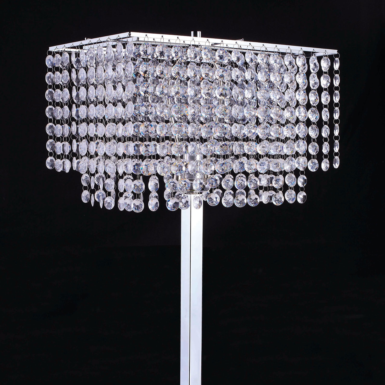  Table Lamp, Hanging Crystal 