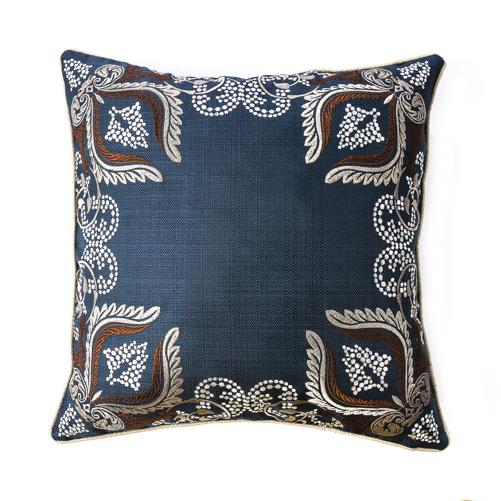 Navy and tan throw pillows best sale