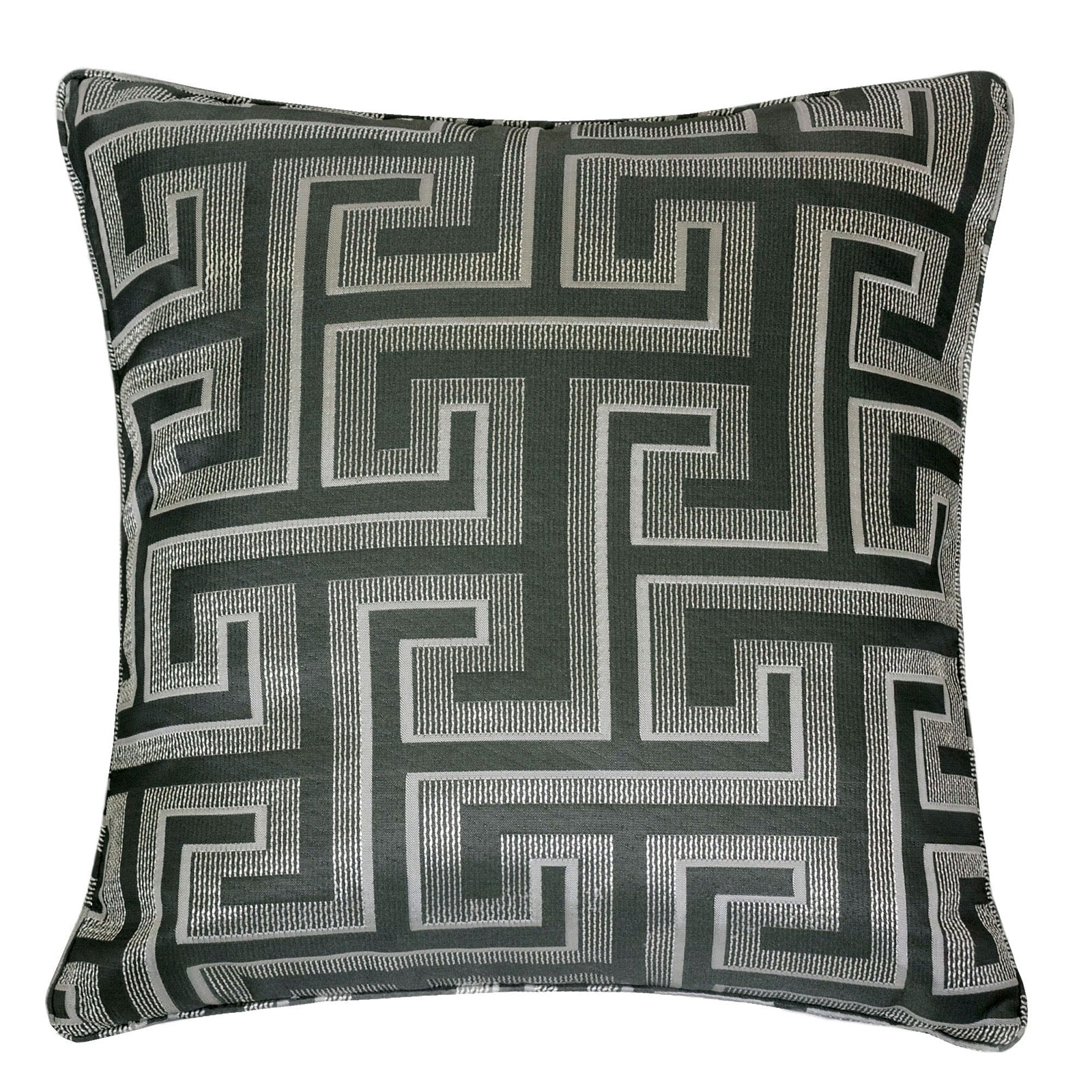 Furniture of America 20" X 20" Pillow, Silver (2/CTN) PL8087-2PK