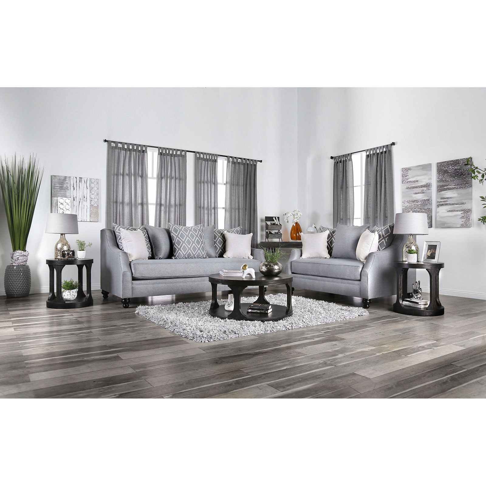 Furniture of America Sofa Loveseat 2 Pc. SM2670-2PC